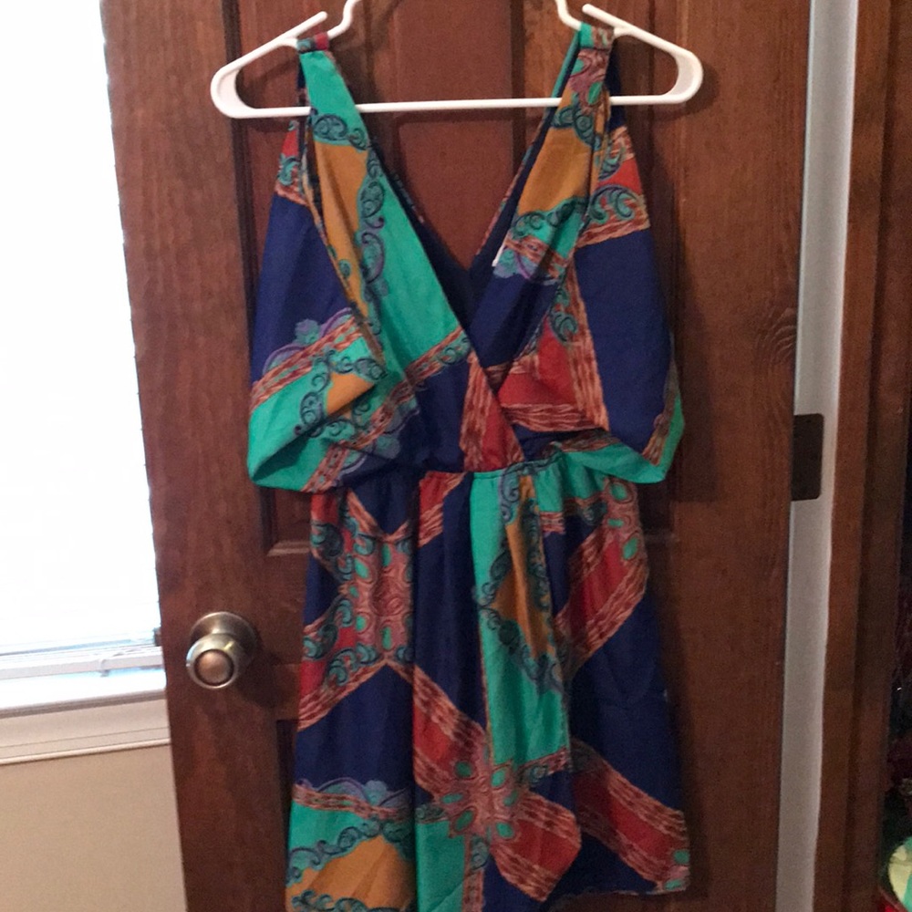 Multi Color Cocktail Dress